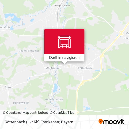Röttenbach (Lkr.Rh) Frankenstr Karte