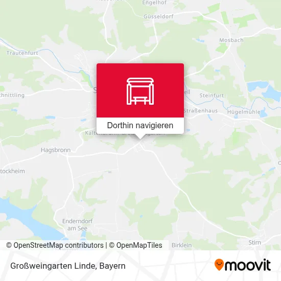 Großweingarten Linde Karte