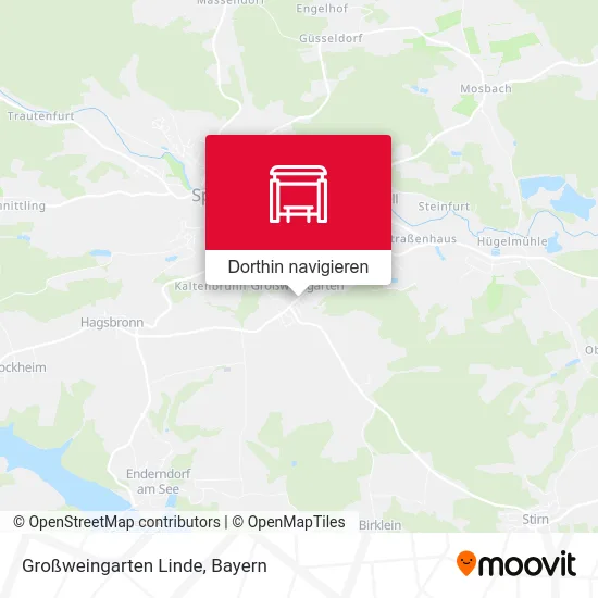 Großweingarten Linde Karte