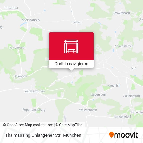 Thalmässing Ohlangener Str. Karte