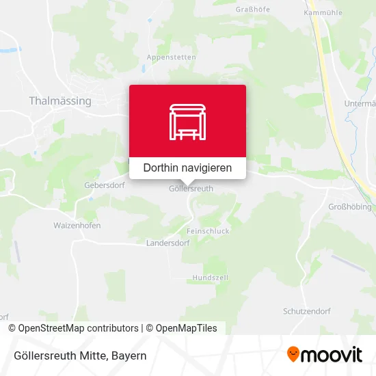 Göllersreuth Mitte Karte