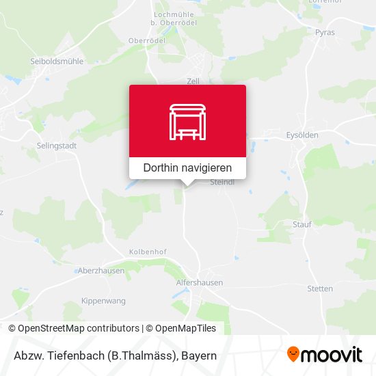 Abzw. Tiefenbach (B.Thalmäss) Karte