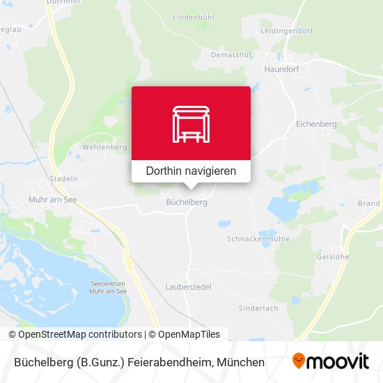 Büchelberg (B.Gunz.) Feierabendheim Karte