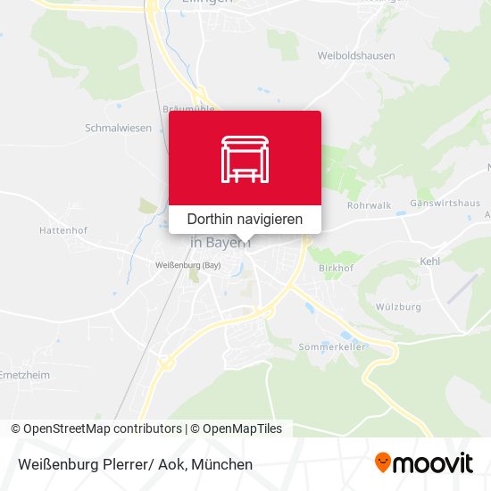 Weißenburg Plerrer/ Aok Karte