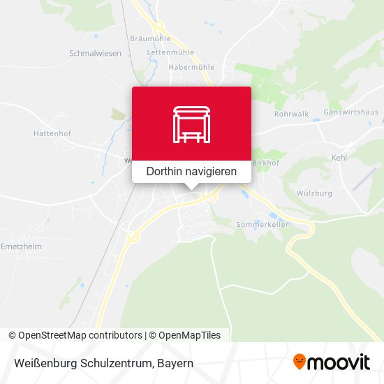 Weißenburg Schulzentrum Karte