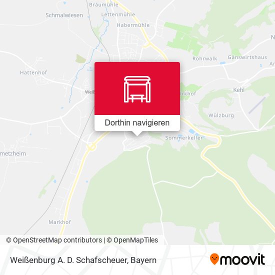 Weißenburg A. D. Schafscheuer Karte