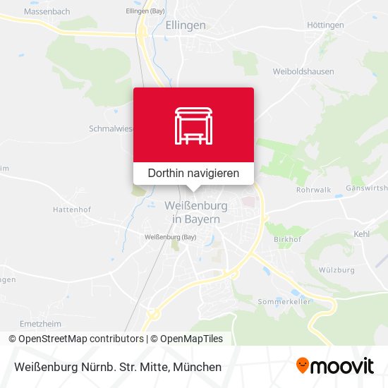 Weißenburg Nürnb. Str. Mitte Karte