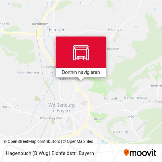 Hagenbuch (B.Wug) Eichfeldstr. Karte