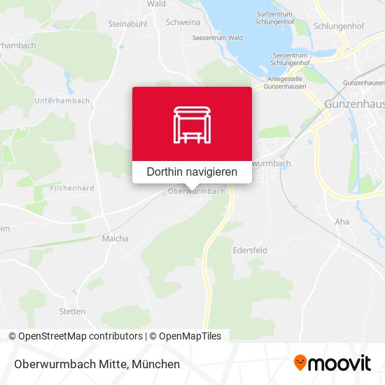 Oberwurmbach Mitte Karte