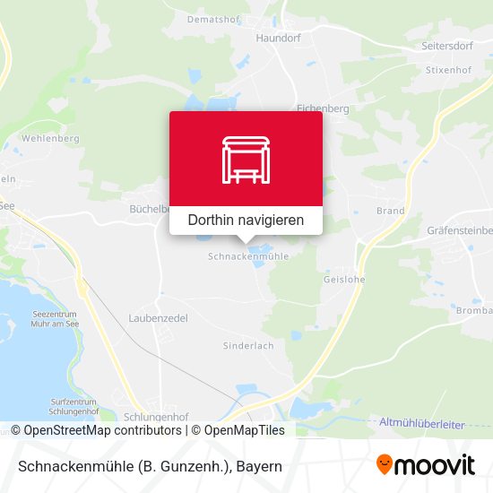Schnackenmühle (B. Gunzenh.) Karte