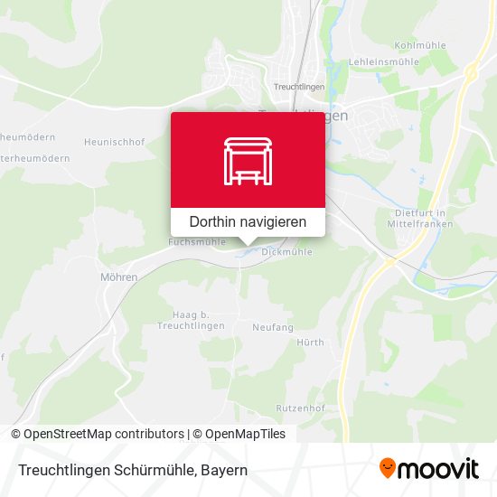 Treuchtlingen Schürmühle Karte