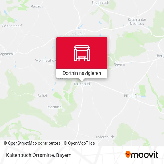 Kaltenbuch Ortsmitte Karte