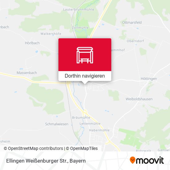 Ellingen Weißenburger Str. Karte
