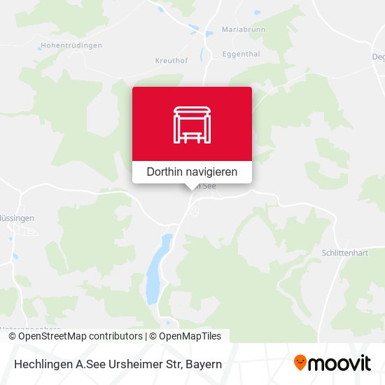 Hechlingen A.See Ursheimer Str Karte