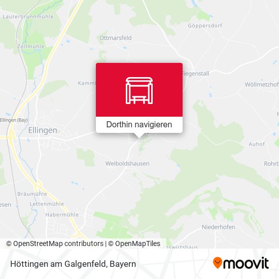 Höttingen am Galgenfeld Karte