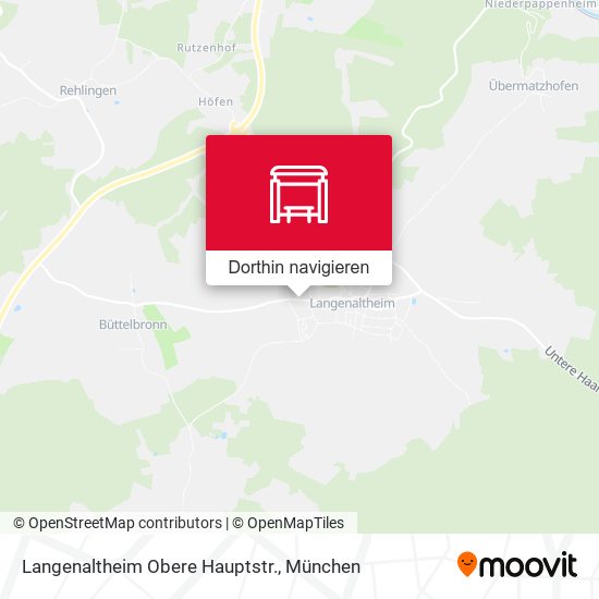 Langenaltheim Obere Hauptstr. Karte