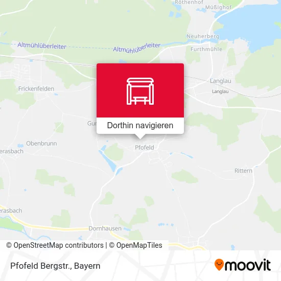 Pfofeld Bergstr. Karte