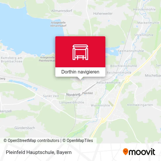 Pleinfeld Hauptschule Karte