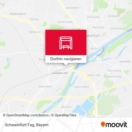 Schweinfurt Fag Karte