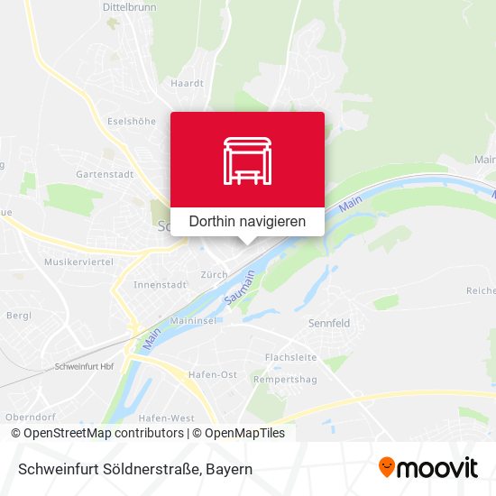 Schweinfurt Söldnerstraße Karte