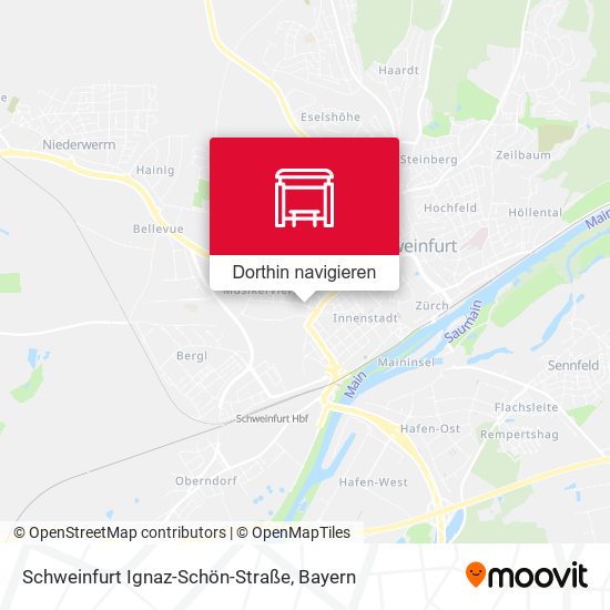 Schweinfurt Ignaz-Schön-Straße Karte