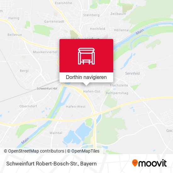 Schweinfurt Robert-Bosch-Str. Karte