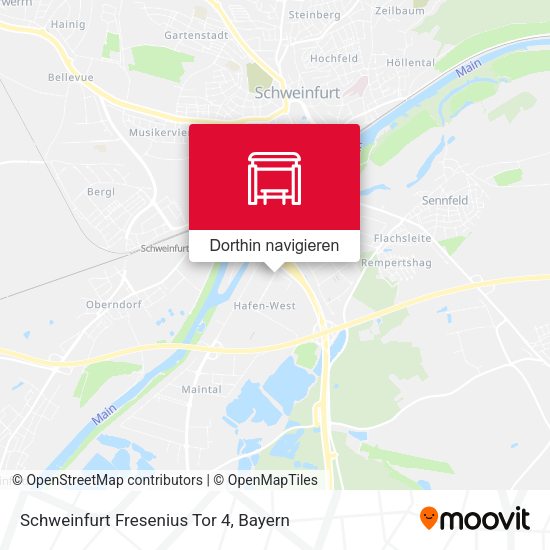 Schweinfurt Fresenius Tor 4 Karte