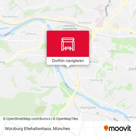 Würzburg Ehehaltenhaus Karte