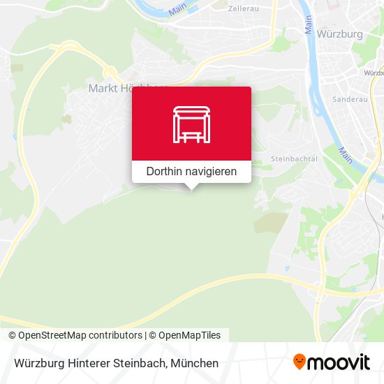 Würzburg Hinterer Steinbach Karte