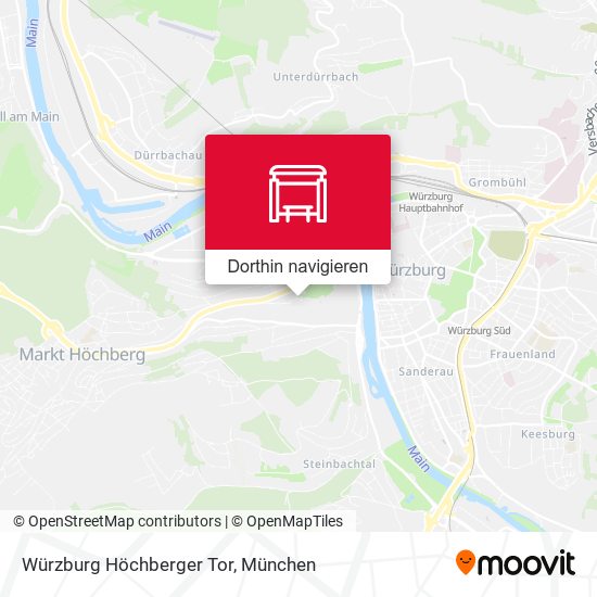 Würzburg Höchberger Tor Karte