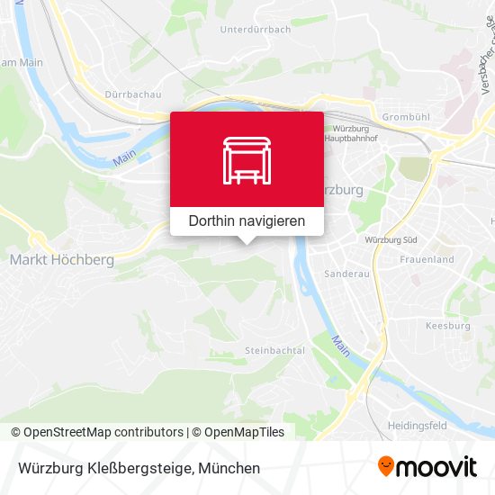 Würzburg Kleßbergsteige Karte