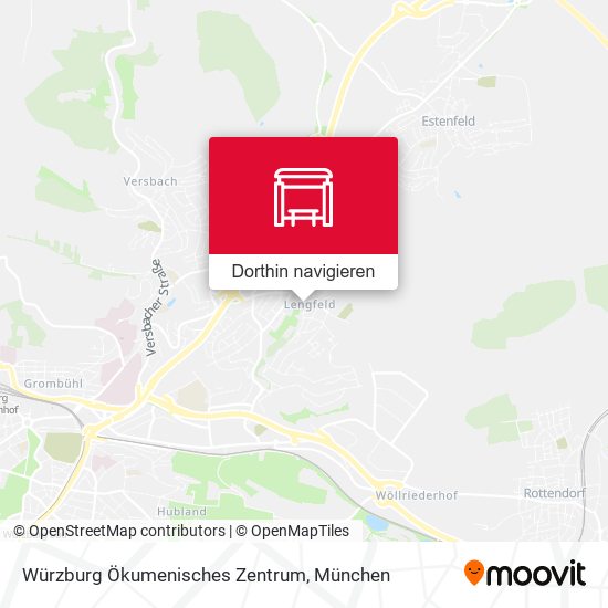 Würzburg Ökumenisches Zentrum Karte