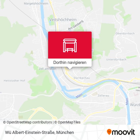 Wü Albert-Einstein-Straße Karte