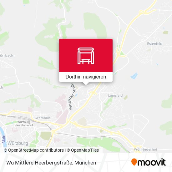 Wü Mittlere Heerbergstraße Karte