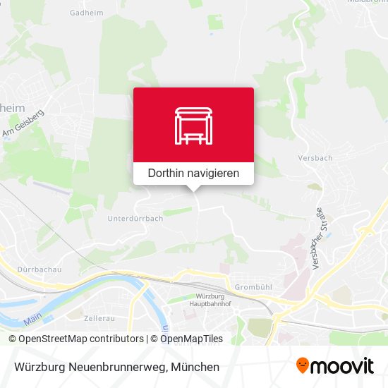 Würzburg Neuenbrunnerweg Karte