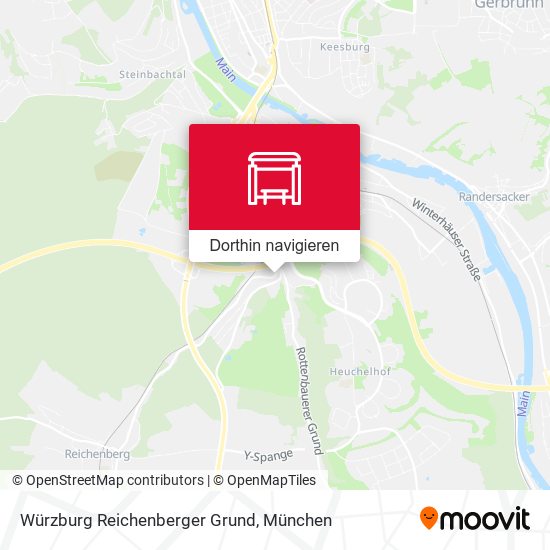 Würzburg Reichenberger Grund Karte