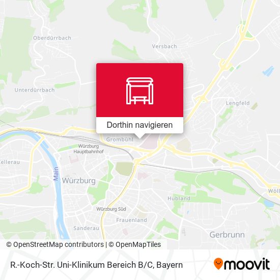 R.-Koch-Str. Uni-Klinikum Bereich B / C Karte