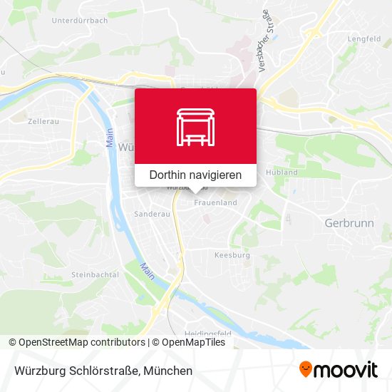 Würzburg Schlörstraße Karte