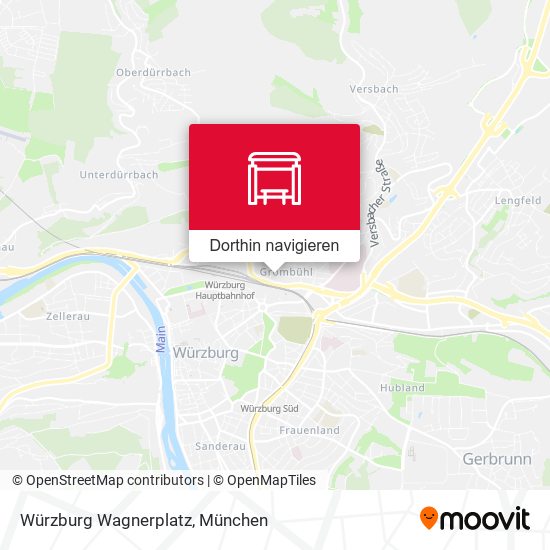 Würzburg Wagnerplatz Karte