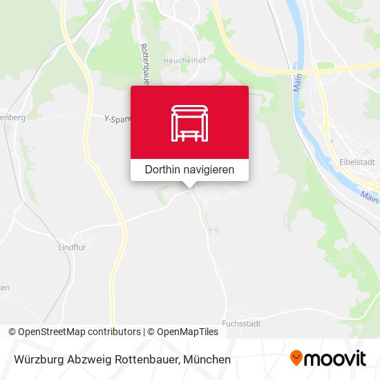 Würzburg Abzweig Rottenbauer Karte