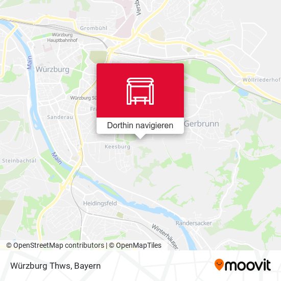 Würzburg Thws Karte