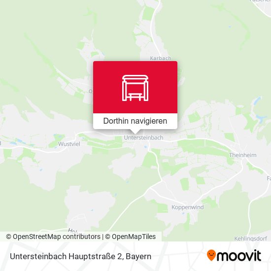 Untersteinbach Hauptstraße 2 Karte