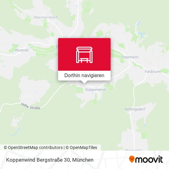 Koppenwind Bergstraße 30 Karte