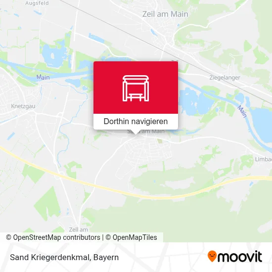 Sand Kriegerdenkmal Karte