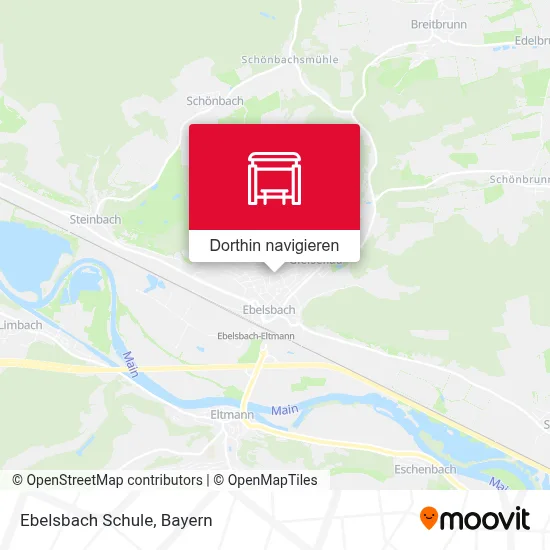 Ebelsbach Schule Karte