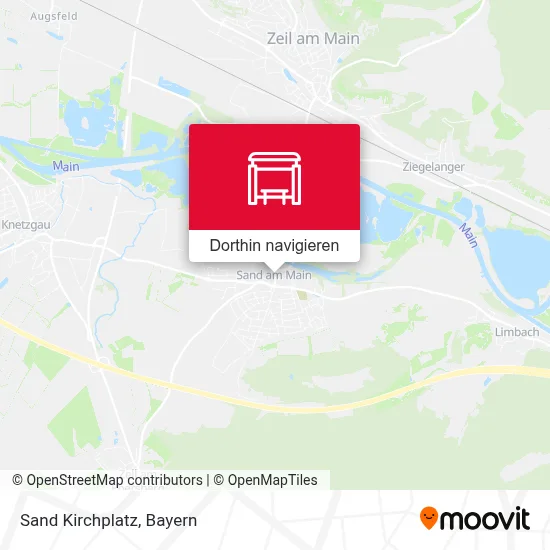 Sand Kirchplatz Karte