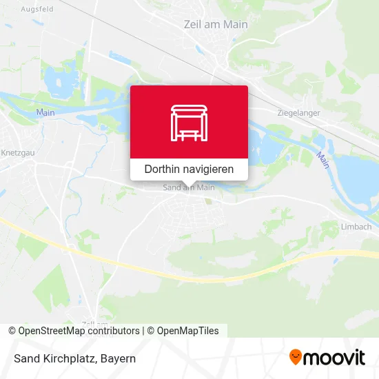 Sand Kirchplatz Karte