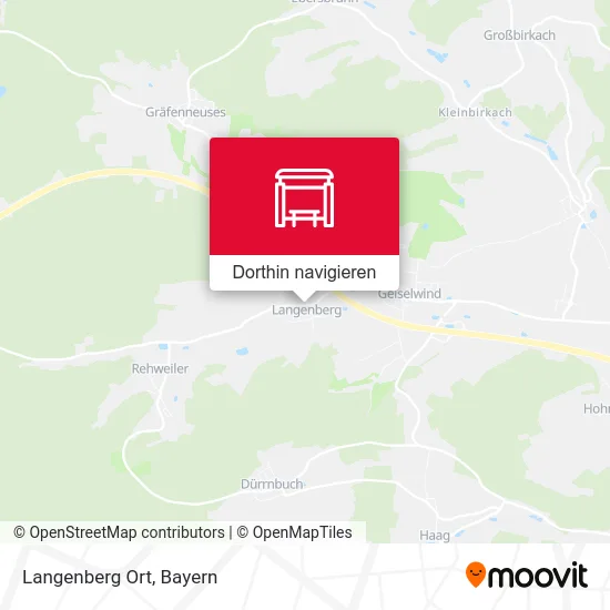 Langenberg Ort Karte