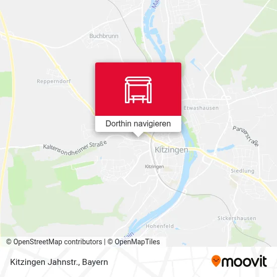 Kitzingen Jahnstr. Karte