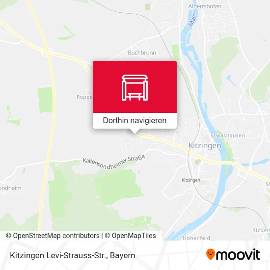 Kitzingen Levi-Strauss-Str. Karte